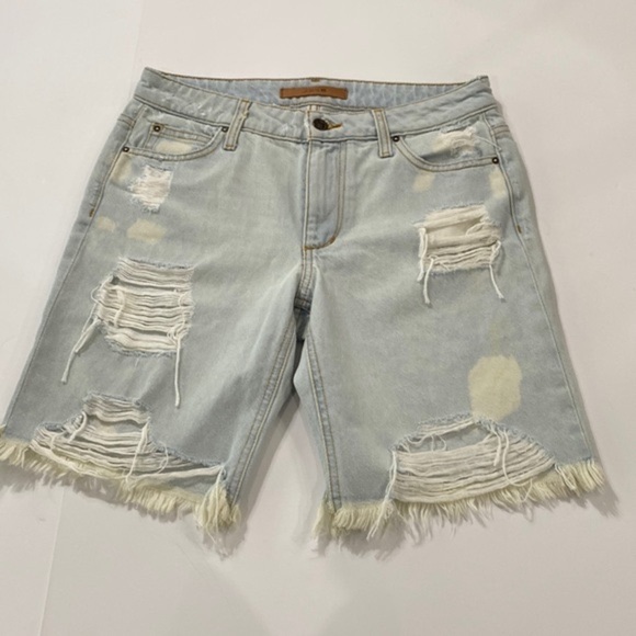 Joe's Jeans NWT The Finn Distressed Bermuda Collectors Edition Shorts Size 27 - Picture 2 of 14